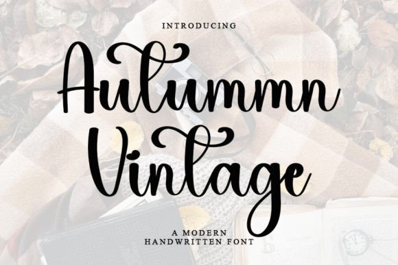 Autumn Vintage Font - Featured Image