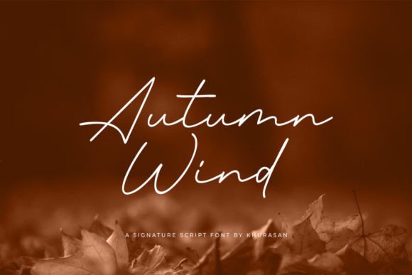 Autumn Wind Font - Featured Image