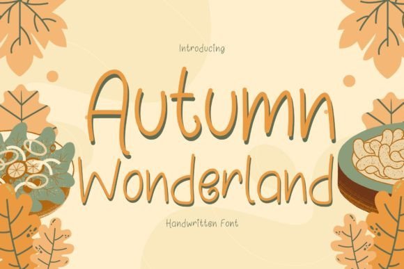 Autumn Wonderland Font - Featured Image