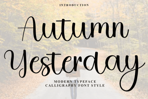 Autumn Yesterday Font - Featured Image
