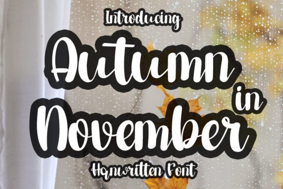 Autumn in November Font - Featured Image