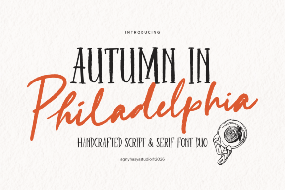 Autumn in Philadelphia Font - Featured Image
