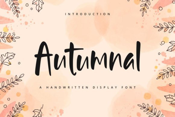 Autumnal Font - Featured Image