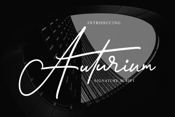 Auturium Font - Featured Image