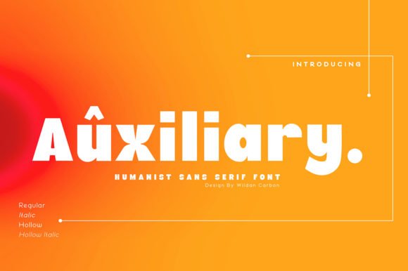 Auxiliary Font - Featured Image