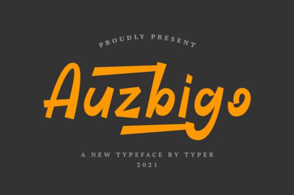 Auzbigo Font - Featured Image