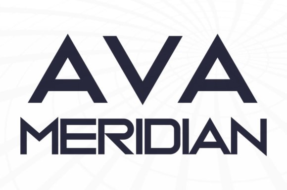 Ava Meridian Font - Featured Image