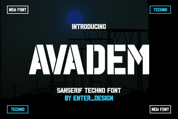 Avadem Font - Featured Image