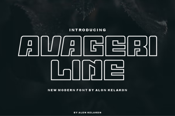 Avageri Line Font - Featured Image