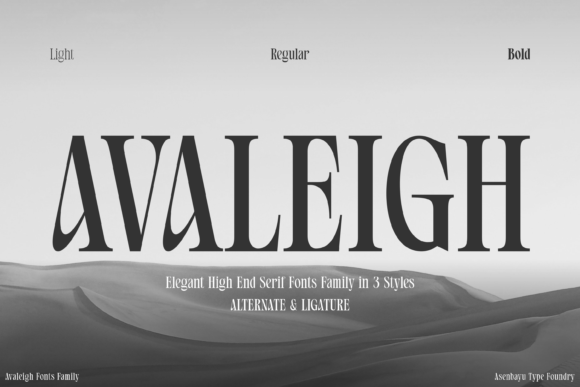 Avaleigh Font - Featured Image