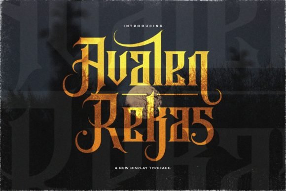 Avalen Rekas Font - Featured Image