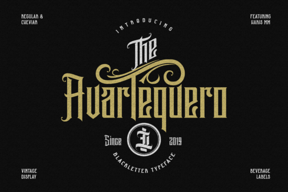 Avartequero Font - Featured Image