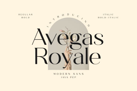 Avegas Royale Font - Featured Image