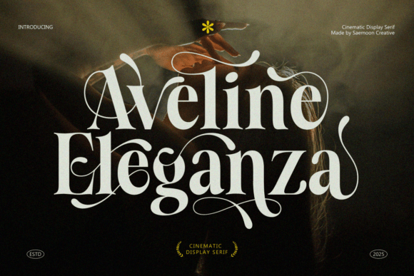 Aveline Eleganza Font - Featured Image