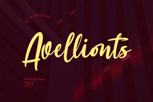 Avellionts Font - Featured Image