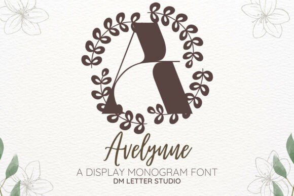 Avelynne Monogram Font - Featured Image