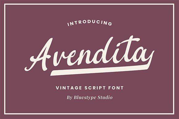 Avendita Font - Featured Image