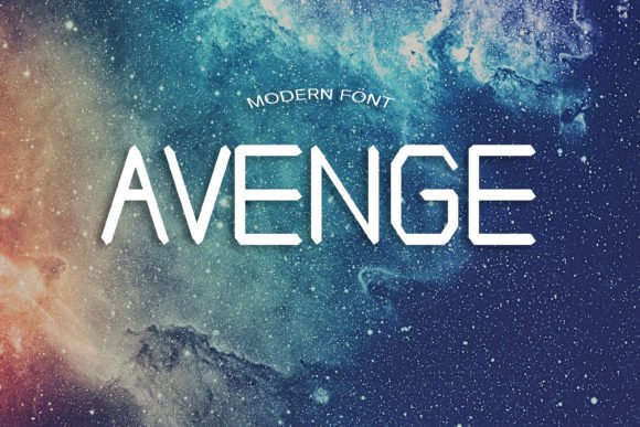 Avenge Font - Featured Image