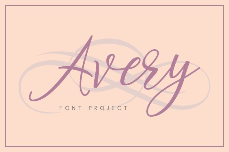 Avery Font - Featured Image