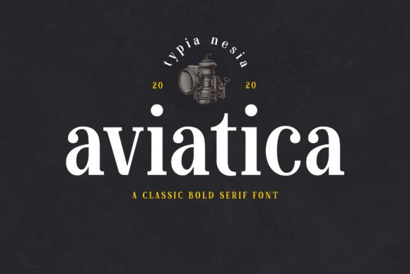 Aviatica Font - Featured Image
