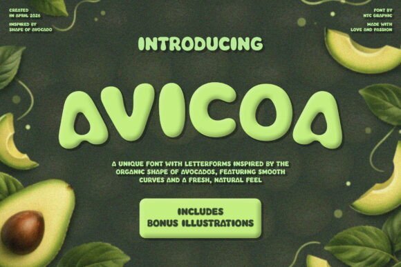 Avicoa Font - Featured Image