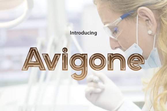 Avigone Font - Featured Image