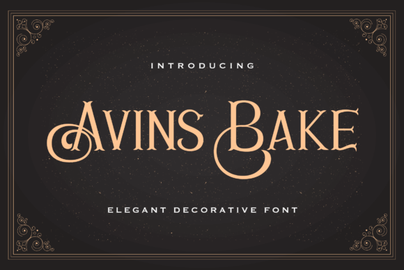 Avins Bake Font - Featured Image