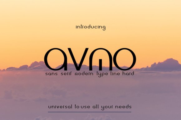 Avmo Font - Featured Image