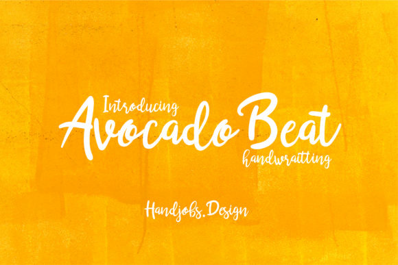 Avocado Beat Font - Featured Image