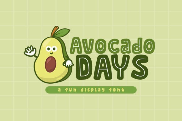 Avocado Days Font - Featured Image