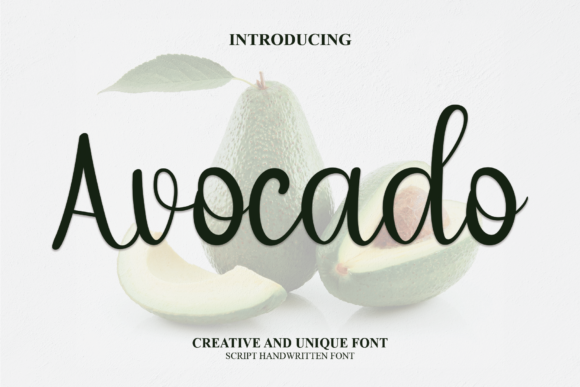 Avocado Font - Featured Image