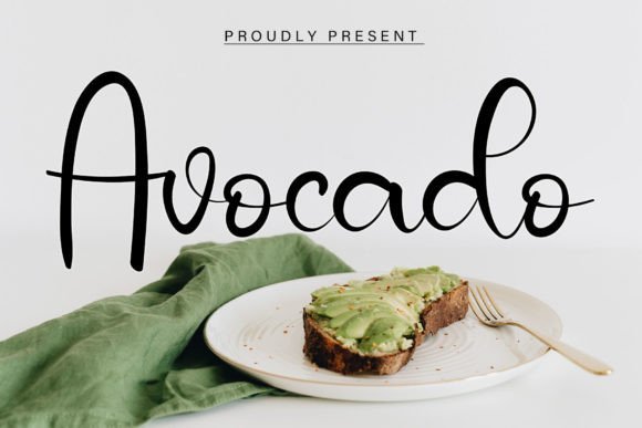 Avocado Font - Featured Image