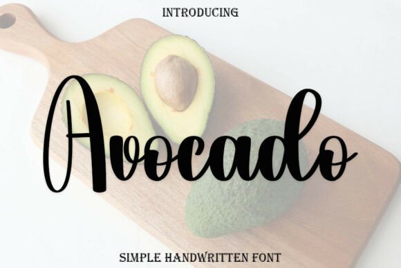 Avocado Font - Featured Image
