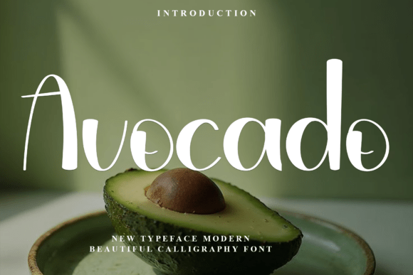 Avocado Font - Featured Image