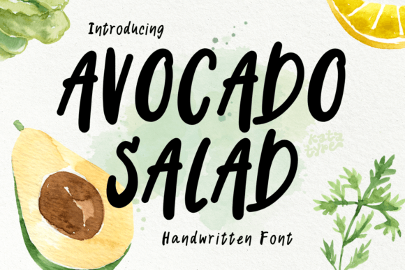 Avocado Salad Font - Featured Image