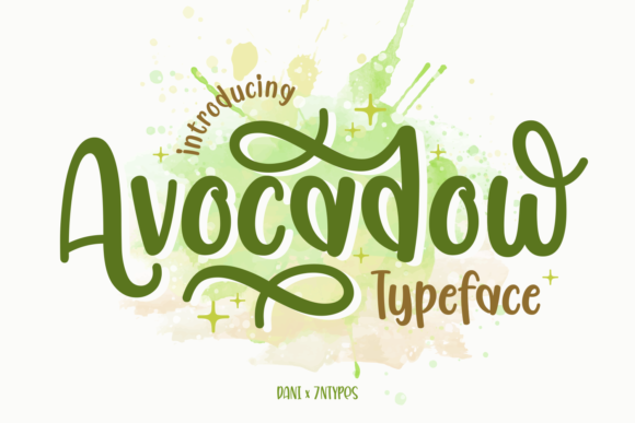 Avocadow Font - Featured Image