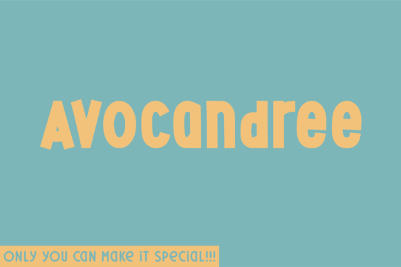 Avocandree Font - Featured Image