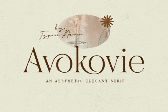 Avokovie Font - Featured Image