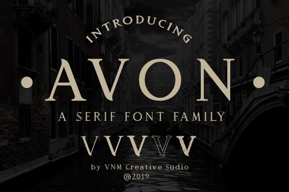 Avon Font - Featured Image