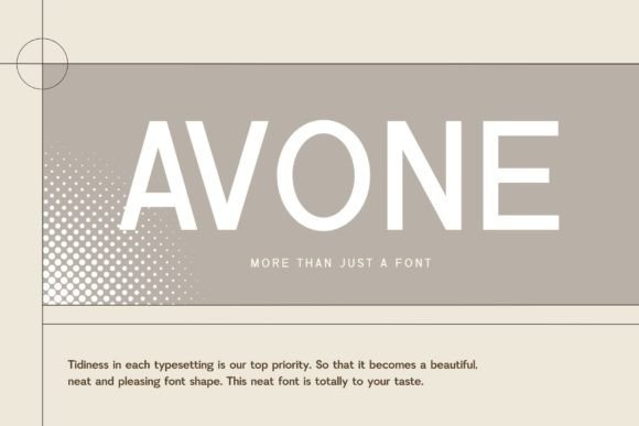 Avone Font - Featured Image