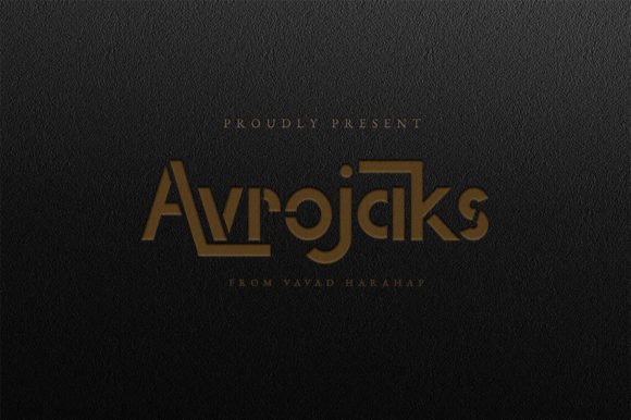 Avrojaks Font - Featured Image