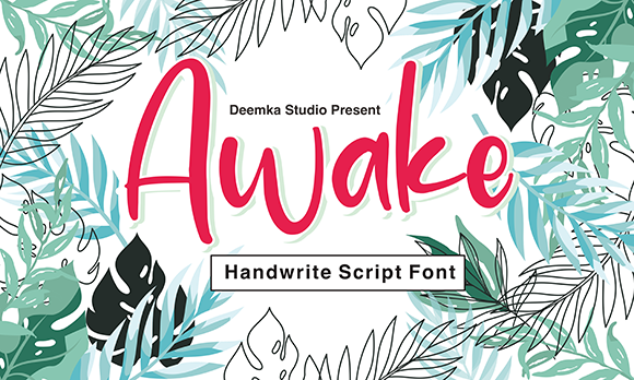 Awake Font - Featured Image