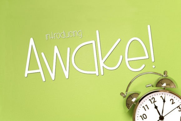 Awake Font - Featured Image