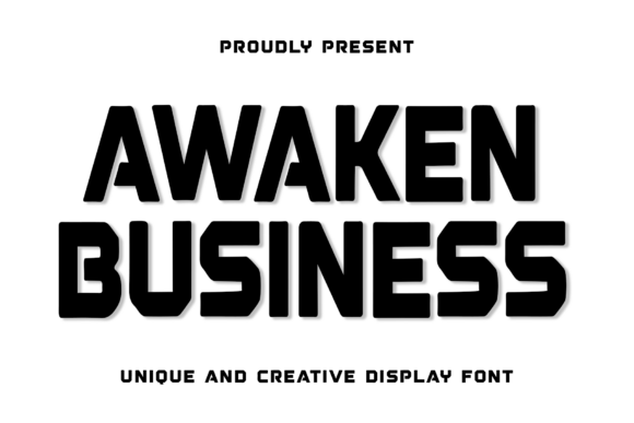 Awaken Business Font - Featured Image