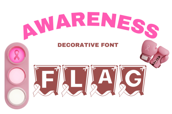 Awareness Flag Font - Featured Image