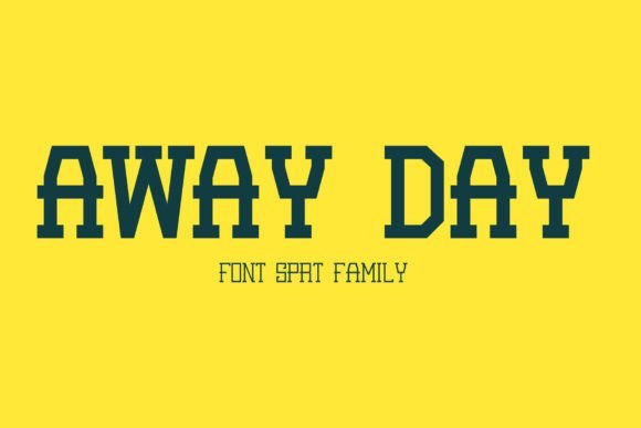 Away Day Sport Family Font - Featured Image