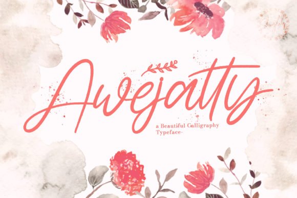 Awejatty Font - Featured Image