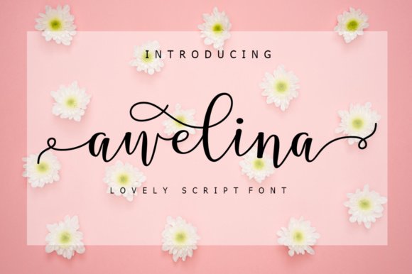 Awelina Script Font - Featured Image