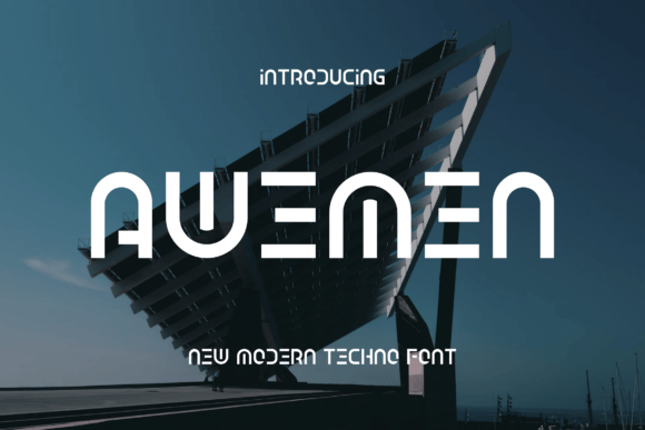 Awemen Font - Featured Image