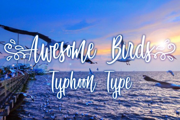 Awesome Birds Font - Featured Image